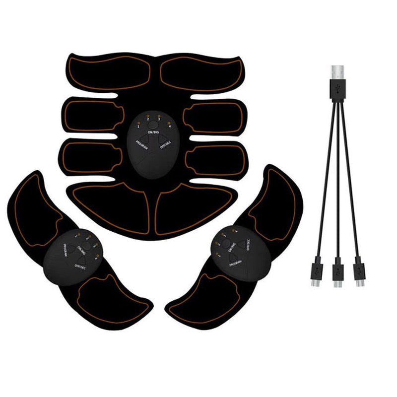 Revolutionary EMS Abdominal Muscle Toning Trainer - Get Fit Anytime, Anywhere!