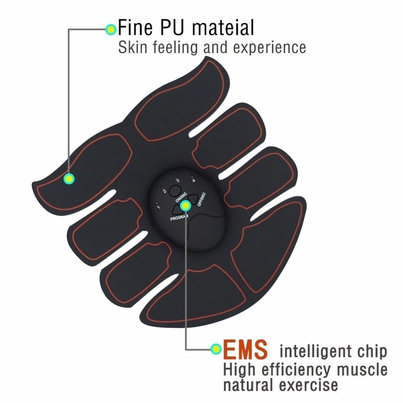 Revolutionary EMS Abdominal Muscle Toning Trainer - Get Fit Anytime, Anywhere!