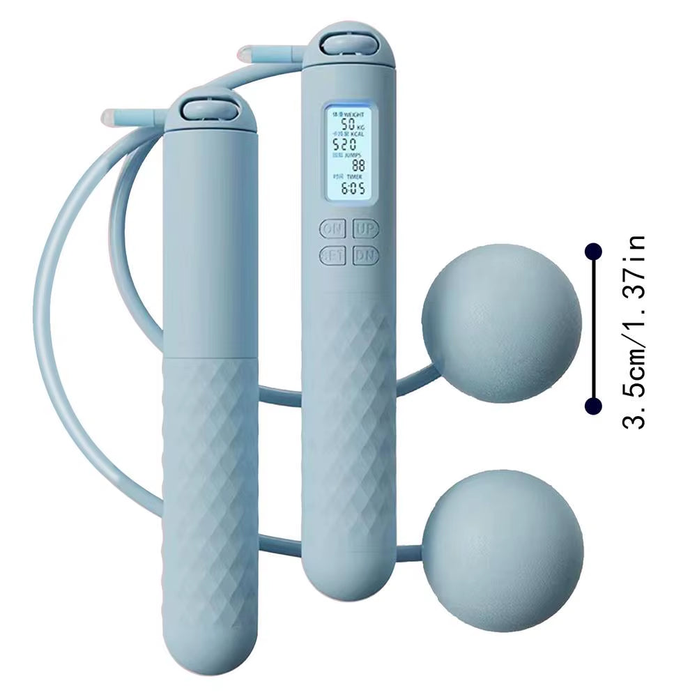 Revolutionary Weighted Ropeless Jump Rope with Smart Counter - Perfect for Home and Gym Workouts