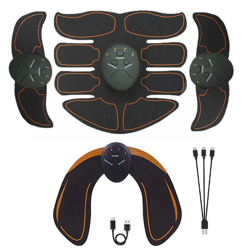 Revolutionary EMS Abdominal Muscle Toning Trainer - Get Fit Anytime, Anywhere!