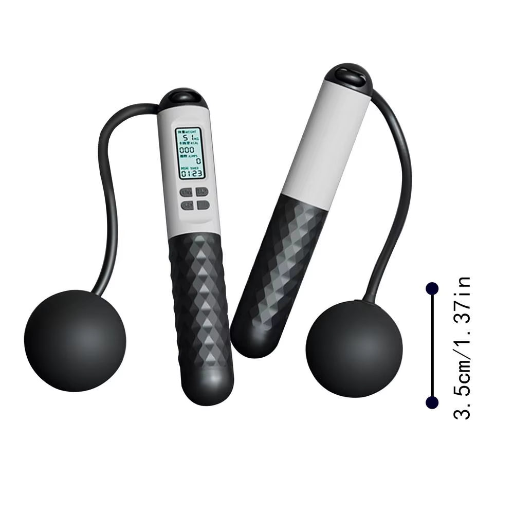 Revolutionary Weighted Ropeless Jump Rope with Smart Counter - Perfect for Home and Gym Workouts