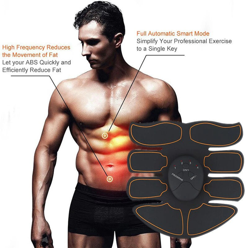 Revolutionary EMS Abdominal Muscle Toning Trainer - Get Fit Anytime, Anywhere!