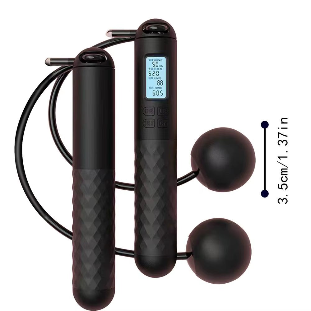 Revolutionary Weighted Ropeless Jump Rope with Smart Counter - Perfect for Home and Gym Workouts